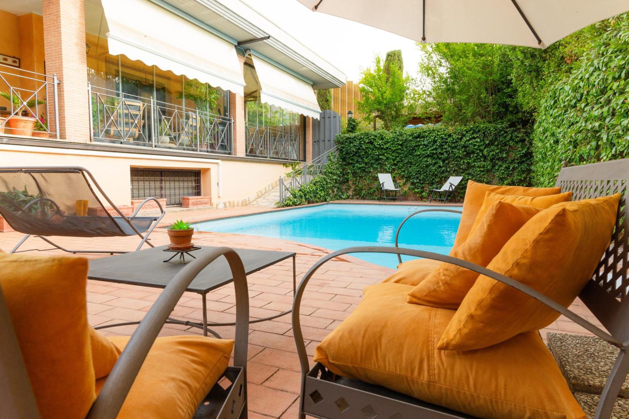 Villa Aureliana With Pool Near San Peter Rome Exterior photo